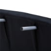 POLTRONA LETTO MODERNA 2 IN 1 CON SCHIENALE RECLINABILE SU 5 POSIZIONI E CUSCINO 65X69X80 CM NERO