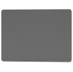 TAPPETINO SALVAPAVIMENTO 120X90 CM IN PLASTICA NERA TRASPARENTE PER SEDIA DA UFFICIO