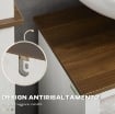 MOBILE BAGNO SOTTO LAVABO CON ARMADIETTO A 2 ANTE E RIPIANO APERTO, IN TRUCIOLATO, 60X30X60 CM