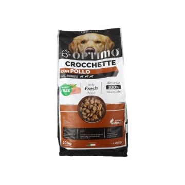 OPTIMO CROCCHETTE PER CANE CON POLLO IN FORMATO DA 10 KG