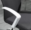 SEDIA DA UFFICIO ERGONOMICA E GIREVOLE CON ALTEZZA REGOLABILE, 61X61X89-99 CM, GRIGIO SCURO