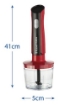 ROSSELL HOBBS FRULLATORE A IMMERSIONE 27140-56 CON ACCESSORI 3 IN 1 500W