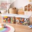 BOX PORTA INDUMENTI CON RUOTE DIMENSIONI 60X40X28CM  E COPERCHIO BIANCO