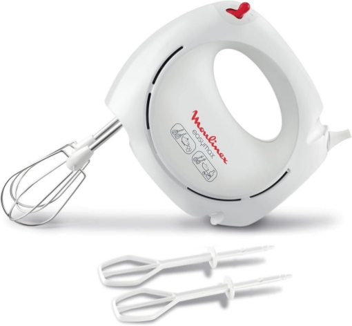 MOULINEX ABM11A EASYMAX SBATTITORE ELETTRICO CON 2 SET DI FRUSTE 2 VELOCITA' 200W BIANCO
