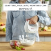 MOULINEX ABM11A EASYMAX SBATTITORE ELETTRICO CON 2 SET DI FRUSTE 2 VELOCITA' 200W BIANCO