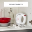 MOULINEX ABM11A EASYMAX SBATTITORE ELETTRICO CON 2 SET DI FRUSTE 2 VELOCITA' 200W BIANCO