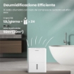 COMFEÈ CFDEHU12 DEUMIDIFICATORE CON MANIGLIA CAPACITÀ 12L/24H , 32X21,5X42H CM