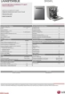 LG DF030FL LAVASTOVIGLIE TOUCH LIBERA INSTALLAZIONE  8 PROGRAMMI CLASSE E