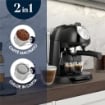 DELONGHI EC201CDB MACCHINA DA CFFÈ MULTIFUNZIONE COLORE NERO
