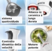 BOSCH MSM4W220 FRULLATORE A  IMMERSIONE  0,6L 600W