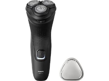 PHILIPS S1141/00 RASOIO RICARICABILE PER RASATURA A SECCO SERIE 1000 NERO INTENSO 