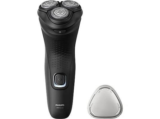 PHILIPS S1141/00 RASOIO RICARICABILE PER RASATURA A SECCO SERIE 1000 NERO INTENSO 