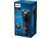 PHILIPS S1141/00 RASOIO RICARICABILE PER RASATURA A SECCO SERIE 1000 NERO INTENSO 