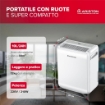 ARISTON DEOS10 EVO DEUMIDIFICATORE APER AMBIENTI 10LT 210W 