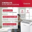 ARISTON DEOS10 EVO DEUMIDIFICATORE APER AMBIENTI 10LT 210W 