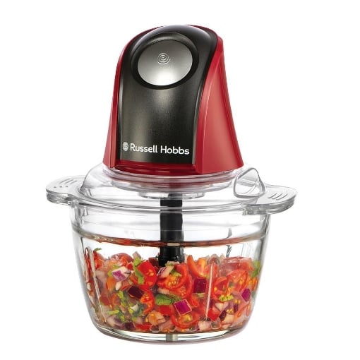RUSSELL HOBBS 27130-56 TRITATUTTO MINI 0.50 L LAME INOX 350 W ROSSO