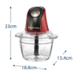 RUSSELL HOBBS 27130-56 TRITATUTTO MINI 0.50 L LAME INOX 350 W ROSSO