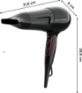 ROWENTA POWERLINE CV591L ASCIUGA CAPELLI 2300 W NERO