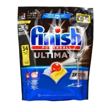FINISH ULTIMATE CAPS PER LAVASTOVIGLIE ALL IN 1 34PZ AL LIMONE