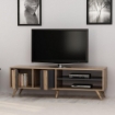 PORTA TV RILLA 150 NOCE ANTRACITE MISURE 150X35X48 H CM