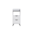 MOBILE MULTIUSO GORKI CON CASSETTI BIANCO E RIPIANO MATERIALE TRUCIOLARE SPESSORE 18 MM