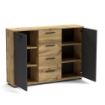 XXPRE CREDENZA BERNO COLORE ROVERE WOTAN E ANTRACITE