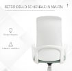SEDIA DA UFFICIO ERGONOMICA E IMBOTTITA CON ALTEZZA REGOLABILE E DONDOLO, 62X56X110-119.5 CM, VERDE