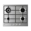 CANDY CHW6BR4WPX PIANO COTTURA A GAS DA INCASSO  CON 4 ZONE IN ACCIAIO INOX 60 CM