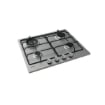 CANDY CHW6BR4WPX PIANO COTTURA A GAS DA INCASSO  CON 4 ZONE IN ACCIAIO INOX 60 CM
