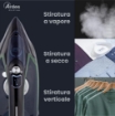ARDES STIR02B FERRI DA STIRO A VAPORE  2200W CON PIASTRA IN CERAMICA