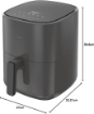 HAIER HAF5P011 FRIGGITRICE AD ARIA 5LT 6 IN 1 CON DISPLAY TOUCH 1500W