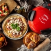 ARIETE 909/10 FORNO PIZZA CON PIASTRA IN PIETRA ANTIADERENTE 1200W 