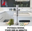 ARDES ARMIX02 FRULLATORE A IMMERSIONE IN ACCIAIO INOX 1000W