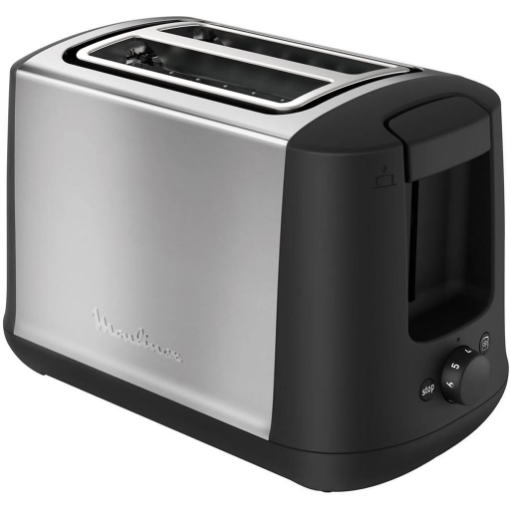 MOULINEX LT3408K IX TOSTAPANE CON 2 SCOMPARTI E 7 LIVELLI DI DORATURA IN ACCIO INOX 850W MX