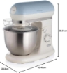 ARIETE 1588/05 IMPASTATRICE PLANETARIA CAPACITÀ 5,5L IN ACCIAIO INOX CON ACCESSORI 2400W 