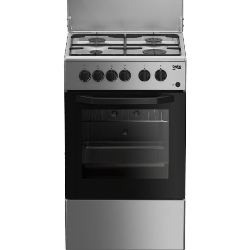 BEKO CSS42014FS CUCINA + FORNO ELETTRICO STATICO 50X50 + 4 FUOCHI A GAS CLASSE A