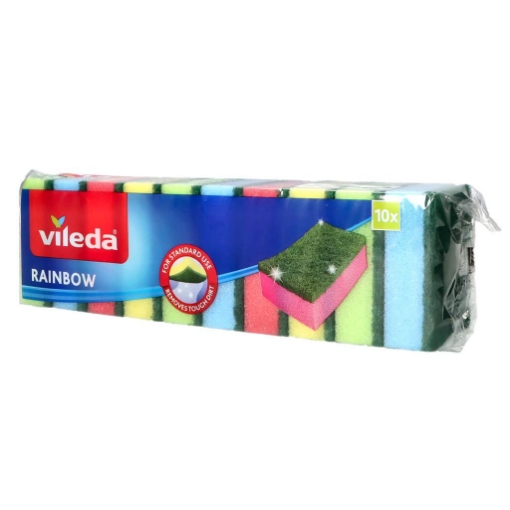 VILEDA CONFEZIONE SPUGNA RAINBOW 10 PZ