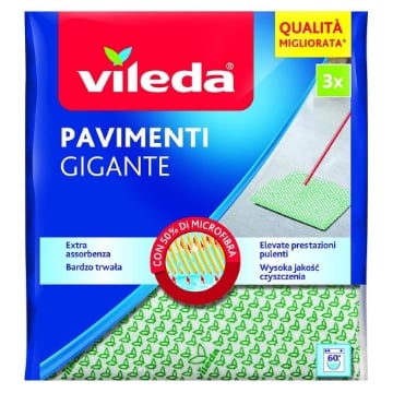 VILEDA PANNO GIGANTE PER PAVIMENTI EXTRA ASSORBENZA 3 PZ