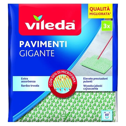 VILEDA PANNO GIGANTE PER PAVIMENTI EXTRA ASSORBENZA 3 PZ