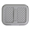 COFANETTO BEAUTY TRAFORATO GRIGIO CON COPERCHIO A SCATTO