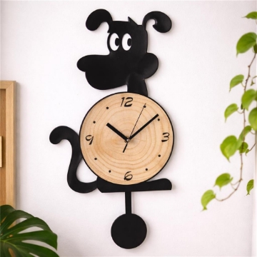 OROLOGIO A PENDOLO, ANALOGICO FANTASIA CANE 41 X 5,1CM ASSORTITO