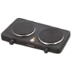 HIGH TECH FORNELLO ELETTRICO PIASTRA DOPPIA TERMOSTATI AUTOMATICI INDIPENDENTI 18CM+15CM CAVO 1 MT 2500W