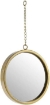 SPECCHIO TONDO DA ARREDO CON CATENA 35X3X57 CM IN COLORE ORO ARTICOLO  USATO