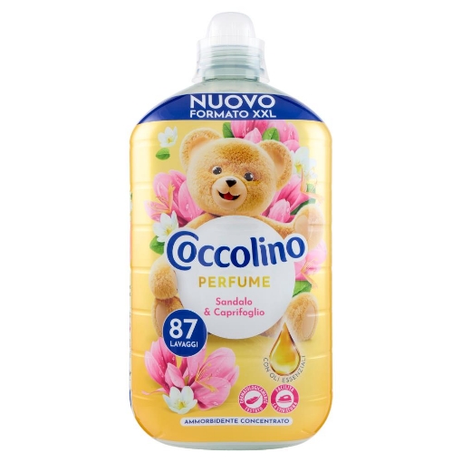 COCCOLINO AMMORBIDENTE CONCENTRATO 87 LAVAGGI PARFUME SANDALO E CAPRIFOLGIO 1827ML 