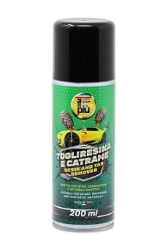  IL PIÙ SPRAY TOGLI RESINA E CATRAME, ADATTO PER VETRI CORRAZZERIE E MATERIALI SINTETICI 200ML