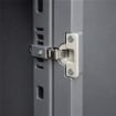 ARMADIO PATTUMIERA BASSO IN PLASTICA 2 SCOMPARTI DIMENSIONI 68X37X H 84 CM 200 LT