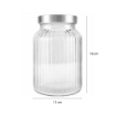 MAURY'S BARATTOLO CLASSICO TAPPO METALLO GRANDE TRASPARENTE 750 ML 