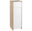 MOBILE BAGNO CON CASSETTO E ARMADIETTO CON RIPIANO REGOLABILE INTERNO, IN MDF, 32.6X30X90 CM