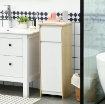 MOBILE BAGNO CON CASSETTO E ARMADIETTO CON RIPIANO REGOLABILE INTERNO, IN MDF, 32.6X30X90 CM