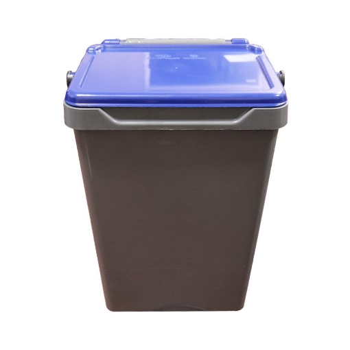 PATTUMIERA BIDONE PER RACCOLTA DELLA DIFFERENZIATA CON COPERCHIO BLU 36X27X49H CM